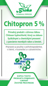 Bioka s.r.o. Chitopron 5% listový fungicíd