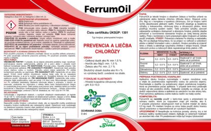 FerrumOil etiketa